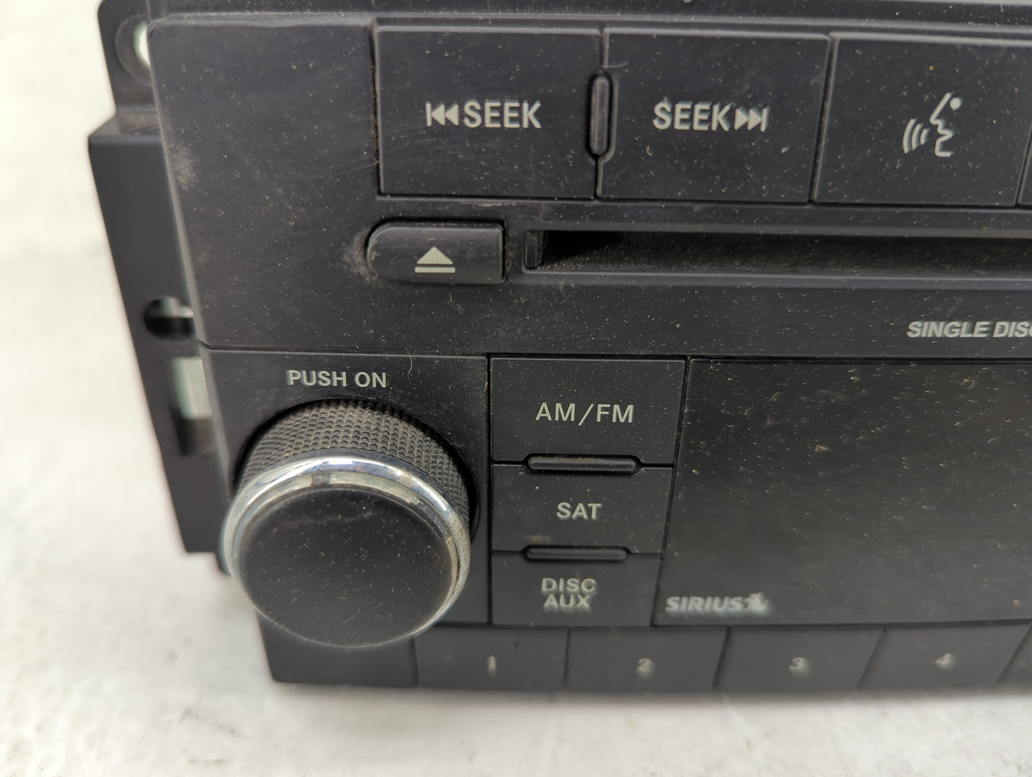 2012-2017 Jeep Patriot Radio AM FM Cd Player Receiver Replacement P/N:P05091197AE P05091197AE Fits OEM Used Auto Parts - Oem