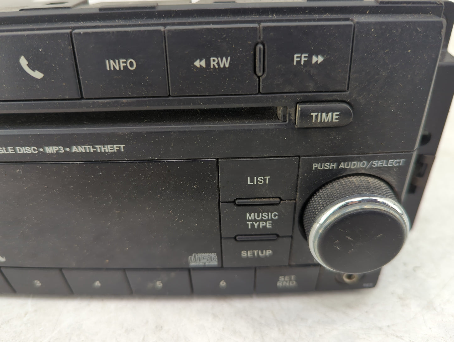 2012-2017 Jeep Patriot Radio AM FM Cd Player Receiver Replacement P/N:P05091197AE P05091197AE Fits OEM Used Auto Parts - Oem