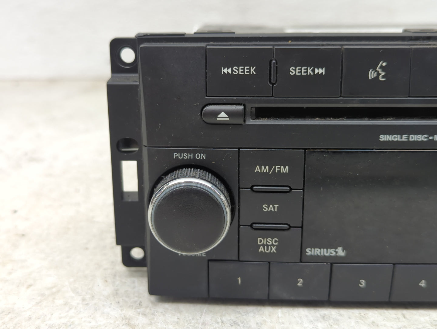 2013-2017 Jeep Patriot Radio AM FM Cd Player Receiver Replacement P/N:P05091197AE SPNP05091197AE Fits OEM Used Auto Parts - 