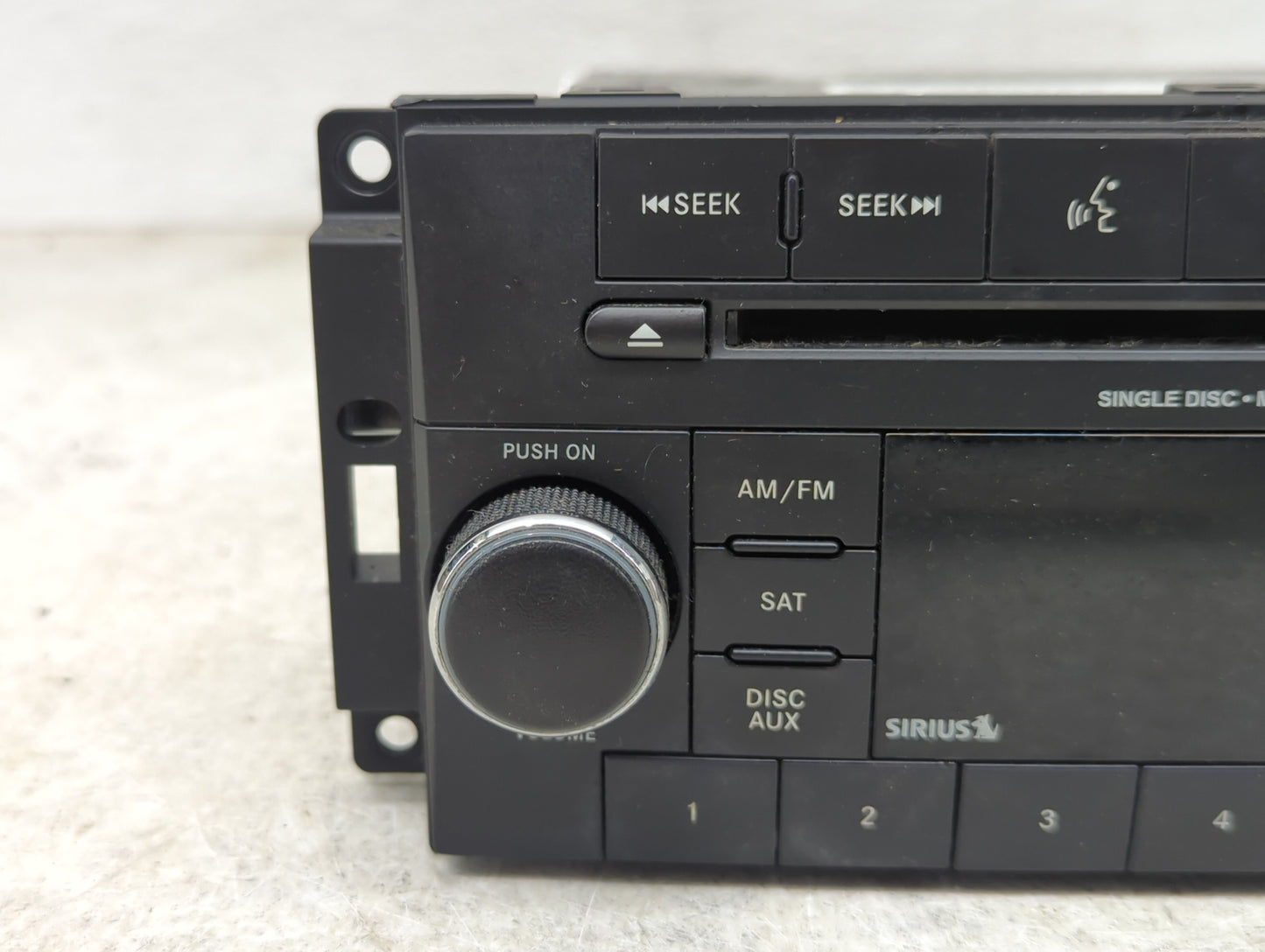 2013-2017 Jeep Patriot Radio AM FM Cd Player Receiver Replacement P/N:P05091197AE SPNP05091197AE Fits OEM Used Auto Parts - 