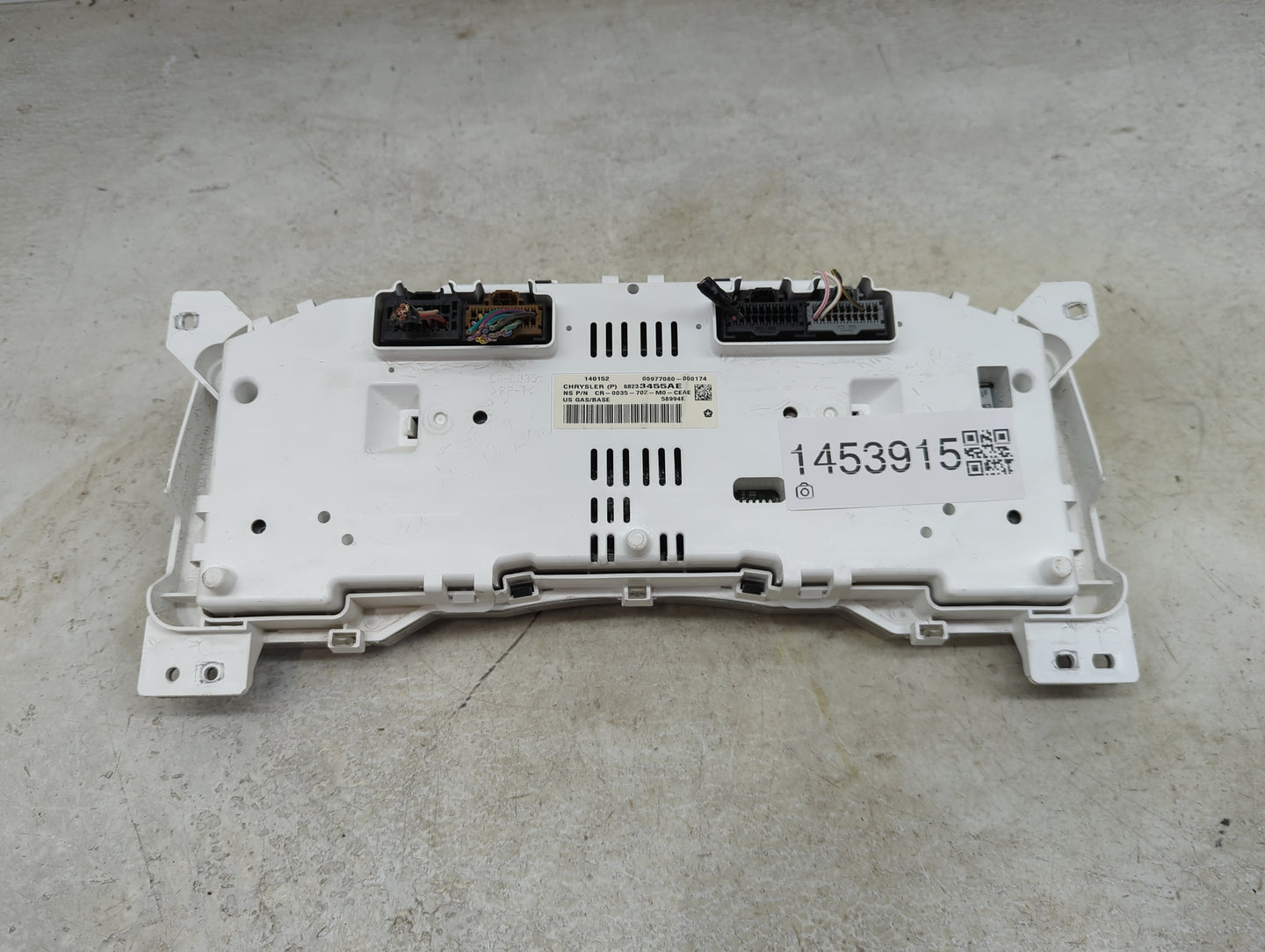 2015-2017 Jeep Patriot Instrument Cluster Speedometer Gauges P/N:68233455AE CR-0035-702-M0-CEAE Miles: Fits Fits 2015 2016 2