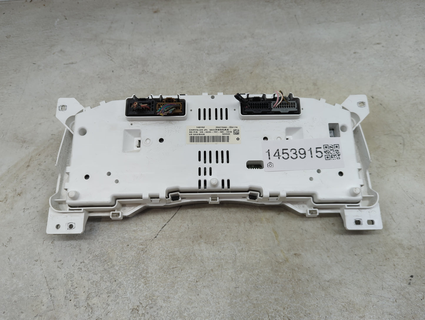 2015-2017 Jeep Patriot Instrument Cluster Speedometer Gauges P/N:68233455AE CR-0035-702-M0-CEAE Miles: Fits Fits 2015 2016 2