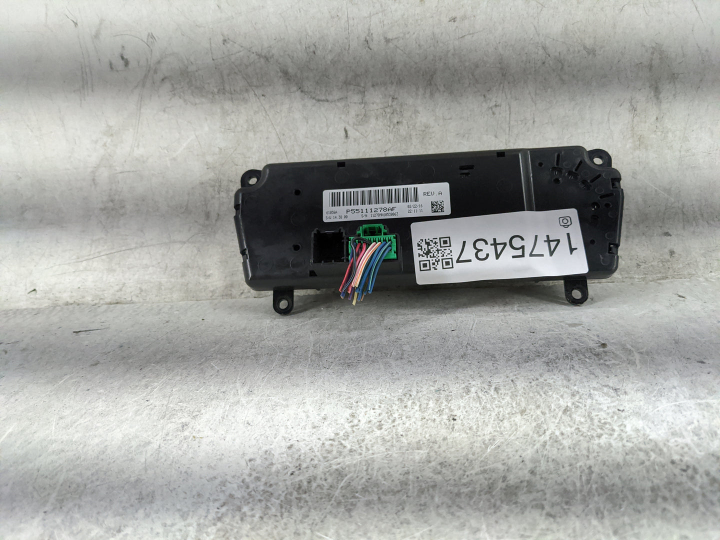 2011-2017 Jeep Patriot Climate Control Module Temperature AC/Heater Replacement P/N:P55111278AF Fits OEM Used Auto Parts - O