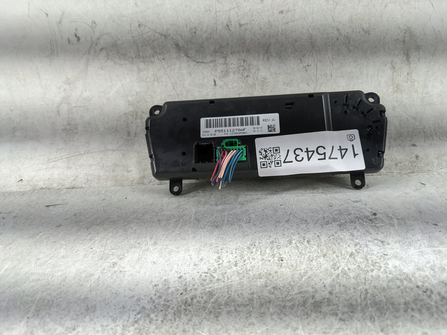 2011-2017 Jeep Patriot Climate Control Module Temperature AC/Heater Replacement P/N:P55111278AF Fits OEM Used Auto Parts - O