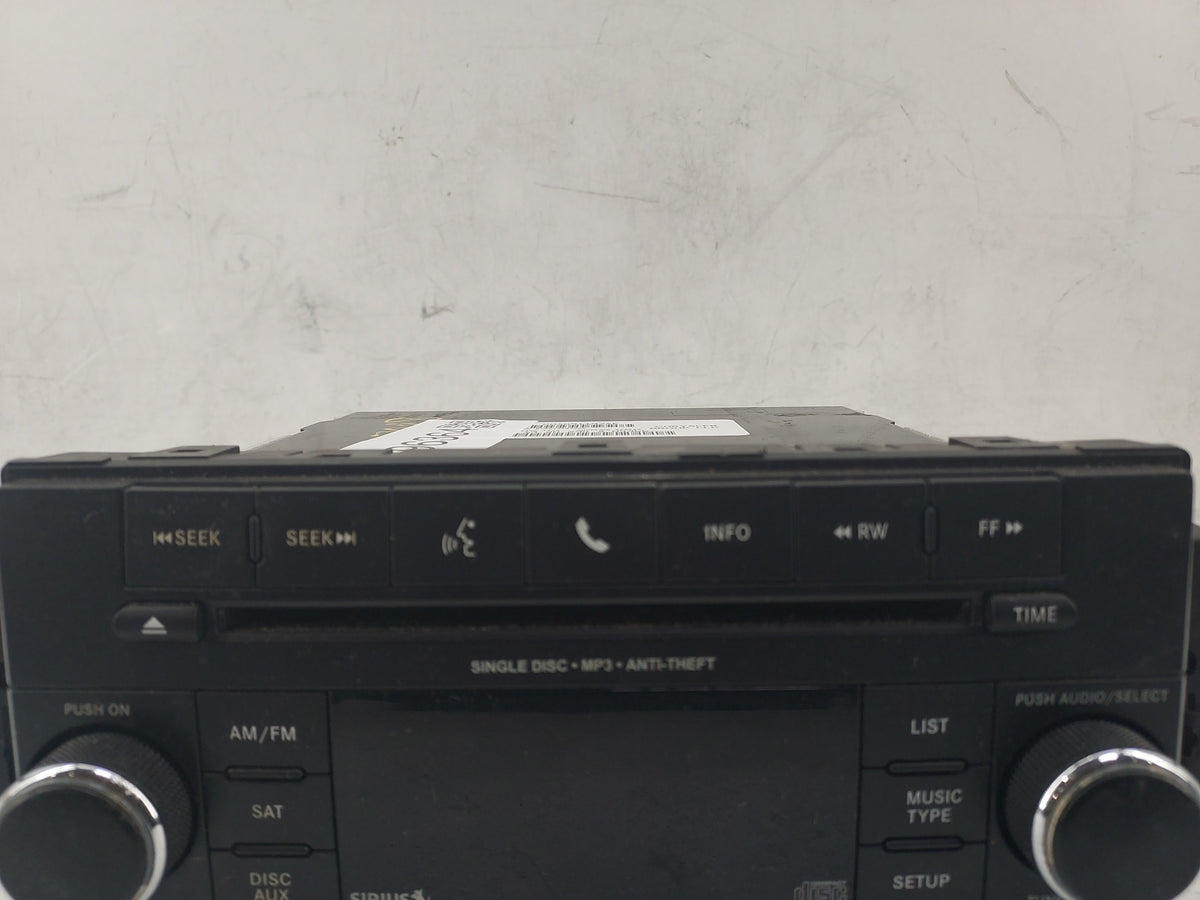 2012-2017 Jeep Patriot Radio AM FM Cd Player Receiver Replacement P/N:P05091197AE SPNP05091197AE Fits OEM Used Auto Parts - 