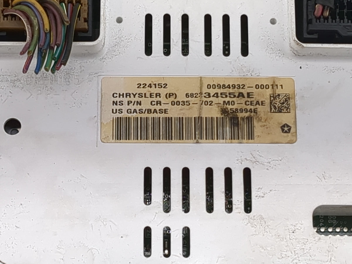 2015-2017 Jeep Patriot Instrument Cluster Speedometer Gauges P/N:68223455AE CR-0035-702-M0-CEAE Miles:127K Fits OEM Used Aut
