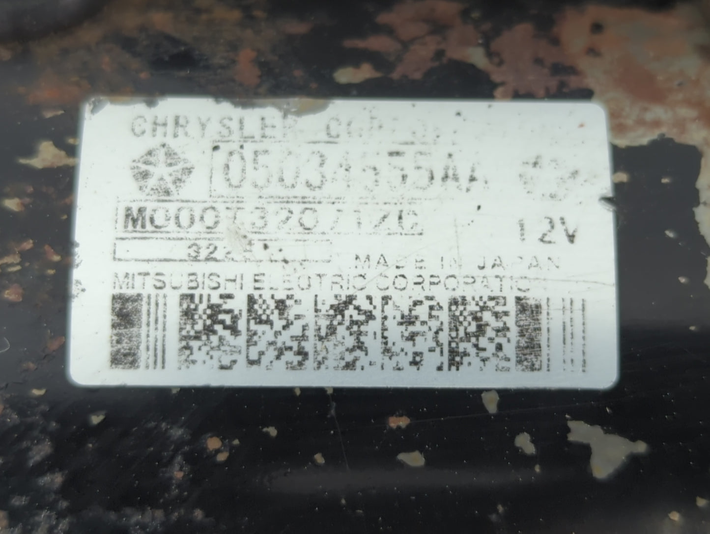 2007-2017 Jeep Patriot Car Starter Motor Solenoid OEM P/N:05034555A Fits OEM Used Auto Parts - Oemusedautoparts1.com