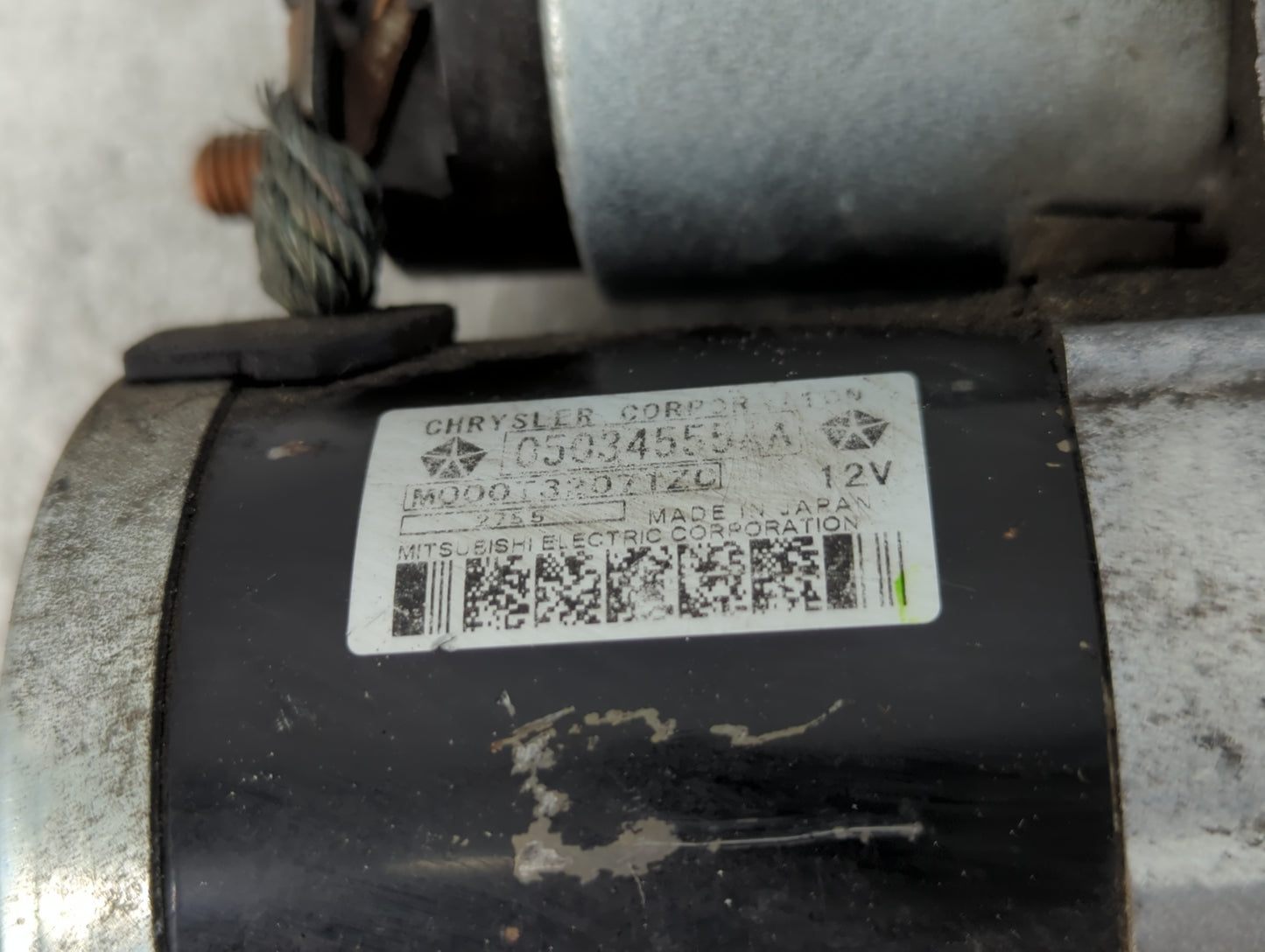 2007-2017 Jeep Patriot Car Starter Motor Solenoid OEM P/N:M000T32071ZC 05034555AA Fits OEM Used Auto Parts - Oemusedautopart