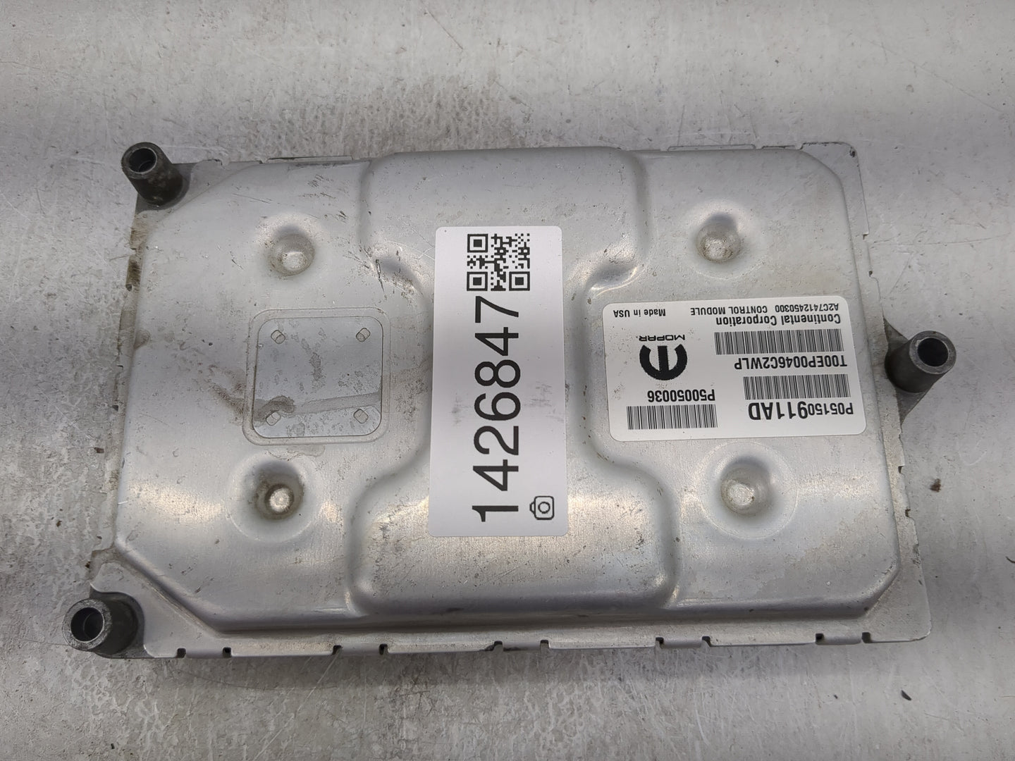2015-2017 Jeep Renega PCM Engine Control Computer ECU ECM PCU OEM P/N:P05150911AD P5005003G Fits Fits 2015 2016 2017 OEM Use