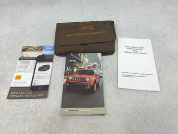 2016 Jeep Renegade Owners Manual Book Guide P/N:16BU-926-AA OEM Used Auto Parts - Oemusedautoparts1.com