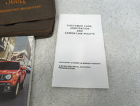 2016 Jeep Renegade Owners Manual Book Guide P/N:16BU-926-AA OEM Used Auto Parts - Oemusedautoparts1.com