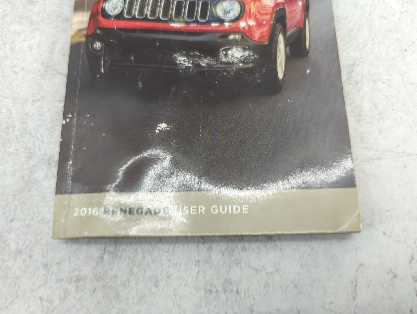 2016 Jeep Renegade Owners Manual Book Guide P/N:16BU-926-AA OEM Used Auto Parts - Oemusedautoparts1.com