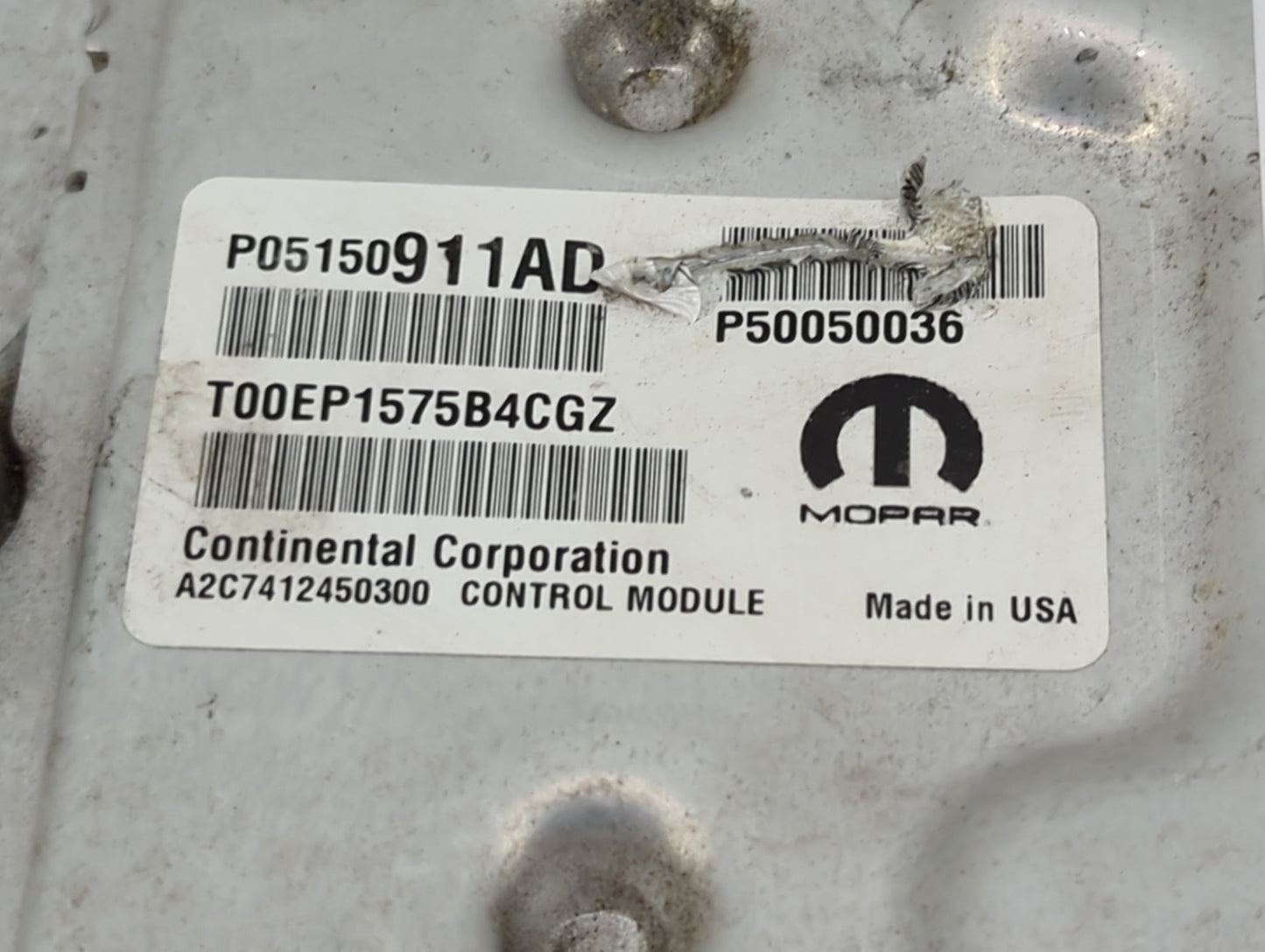 2015-2017 Jeep Renegade PCM Engine Control Computer ECU ECM PCU OEM P/N:P05150911AD P50050036 Fits Fits 2015 2016 2017 OEM U