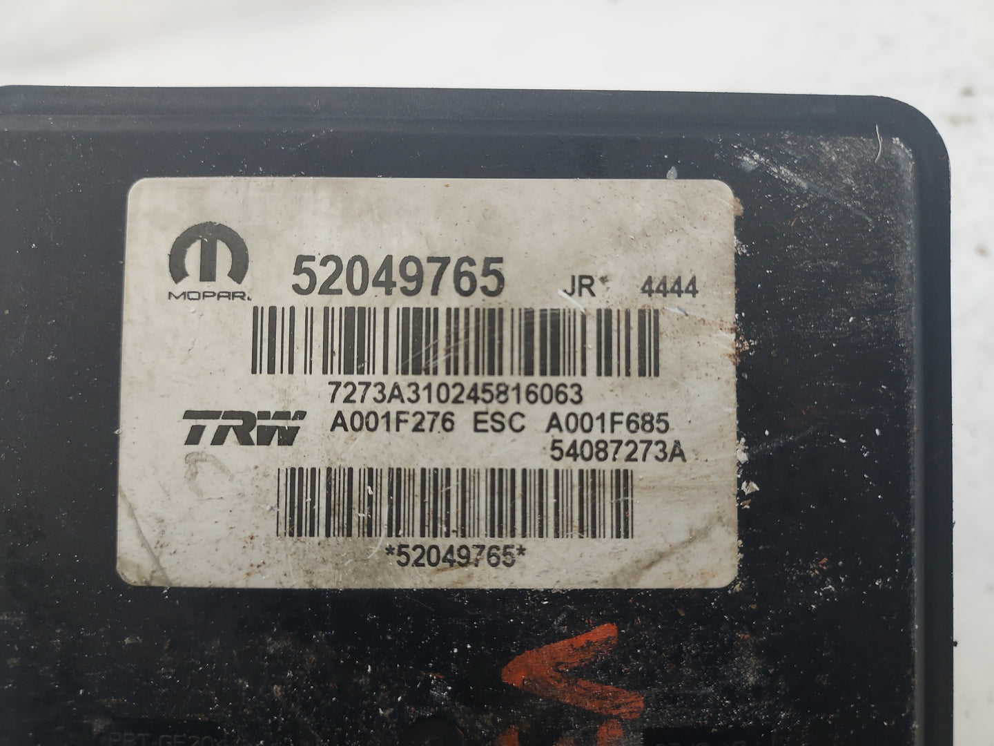 2015-2017 Jeep Renegade ABS Pump Control Module Replacement P/N:52049765 A001F276, A001F685, 54087273A Fits Fits 2015 2016 2