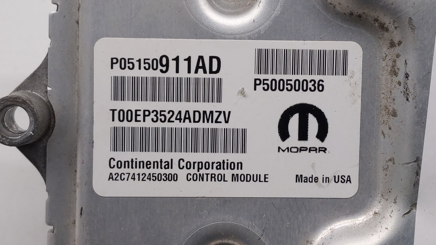 2015-2017 Jeep Renegade PCM Engine Control Computer ECU ECM PCU OEM P/N:P05150911AD P05150911AE Fits Fits 2015 2016 2017 OEM