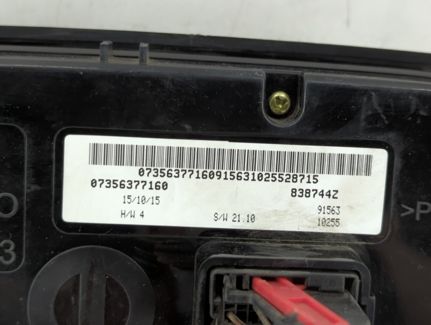 2015-2016 Jeep Renegade Climate Control Module Temperature AC/Heater Replacement P/N:735637717 7356461040 Fits Fits 2015 201