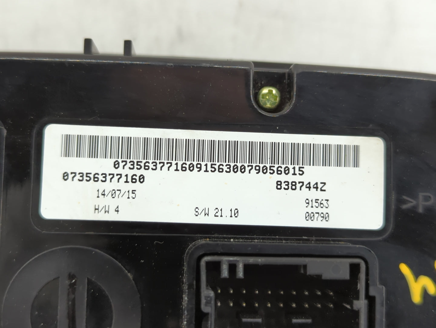 2015-2016 Jeep Renegade Climate Control Module Temperature AC/Heater Replacement P/N:735637717 7356461040 Fits Fits 2015 201