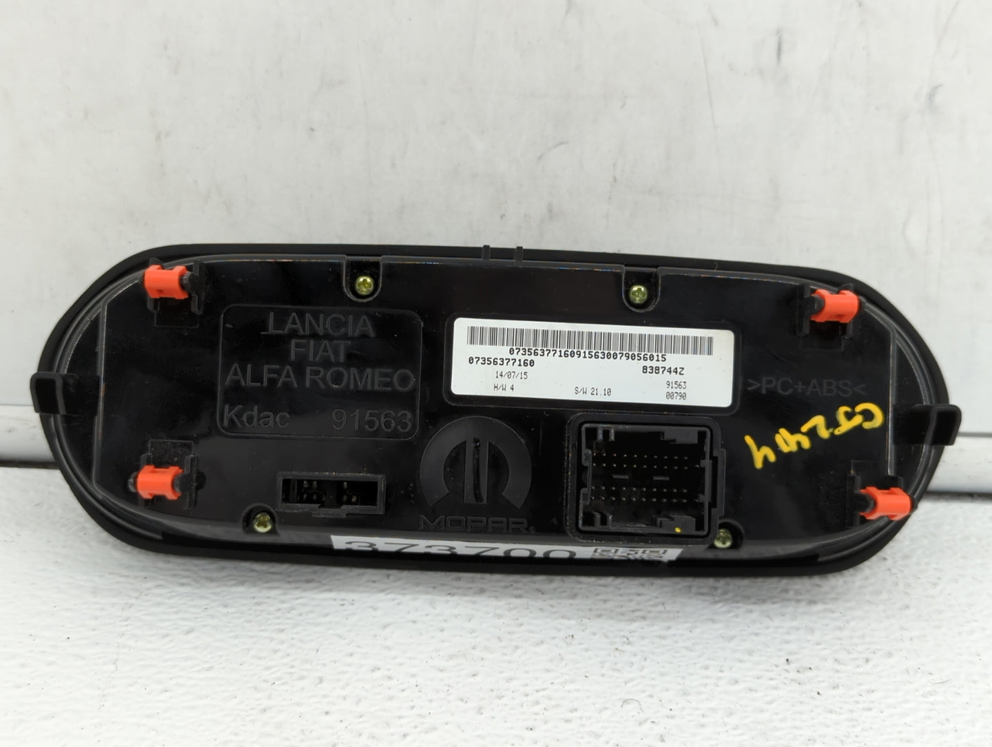 2015-2016 Jeep Renegade Climate Control Module Temperature AC/Heater Replacement P/N:735637717 7356461040 Fits Fits 2015 201