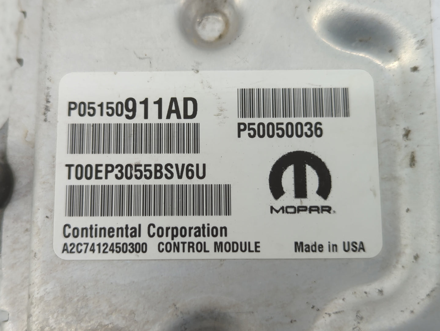 2015-2017 Jeep Renegade PCM Engine Control Computer ECU ECM PCU OEM P/N:P05150911AD P05150911AE Fits Fits 2015 2016 2017 OEM