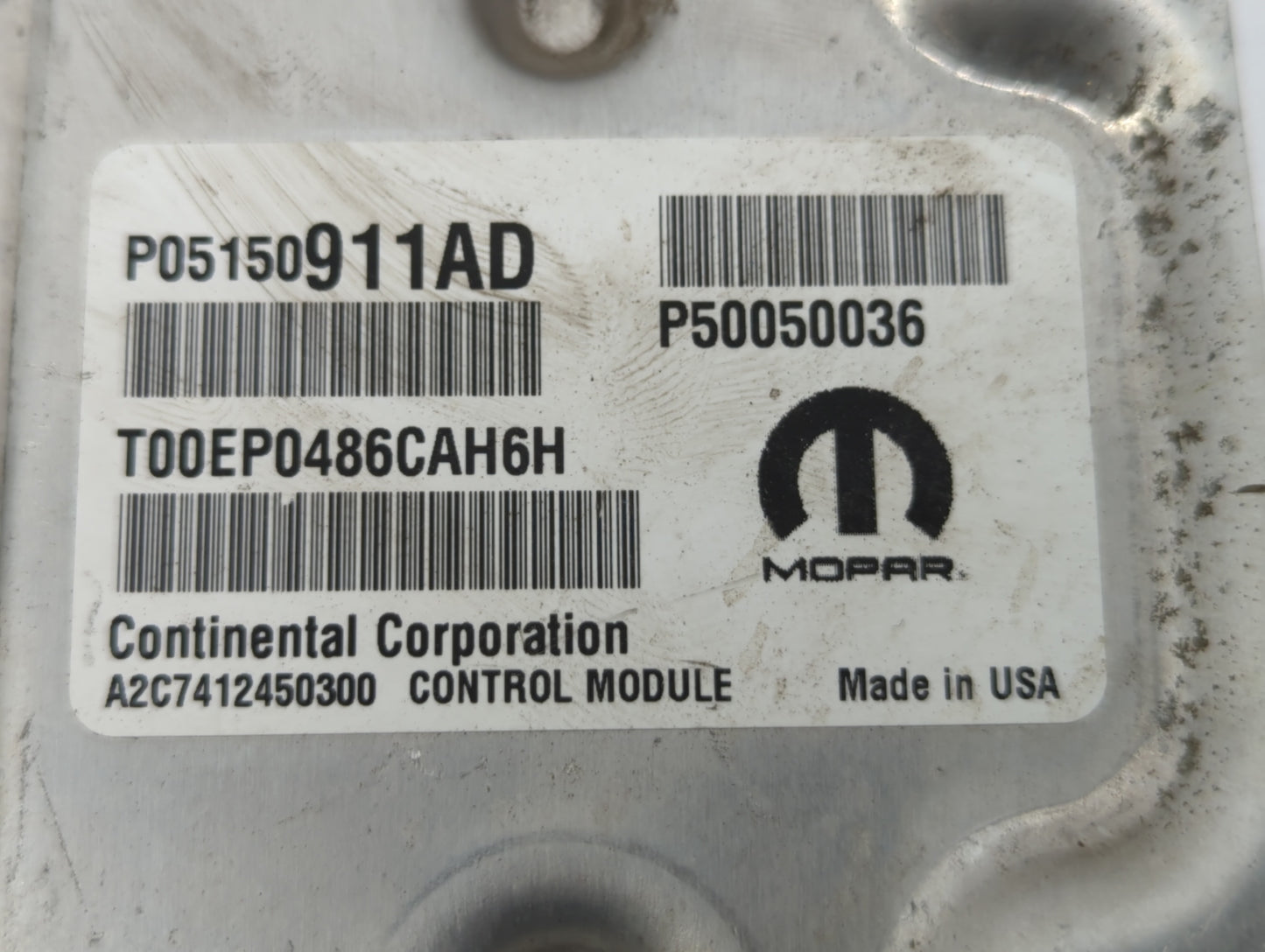 2015-2017 Jeep Renegade PCM Engine Control Computer ECU ECM PCU OEM P/N:P05150911AD P05150911AE Fits Fits 2015 2016 2017 OEM