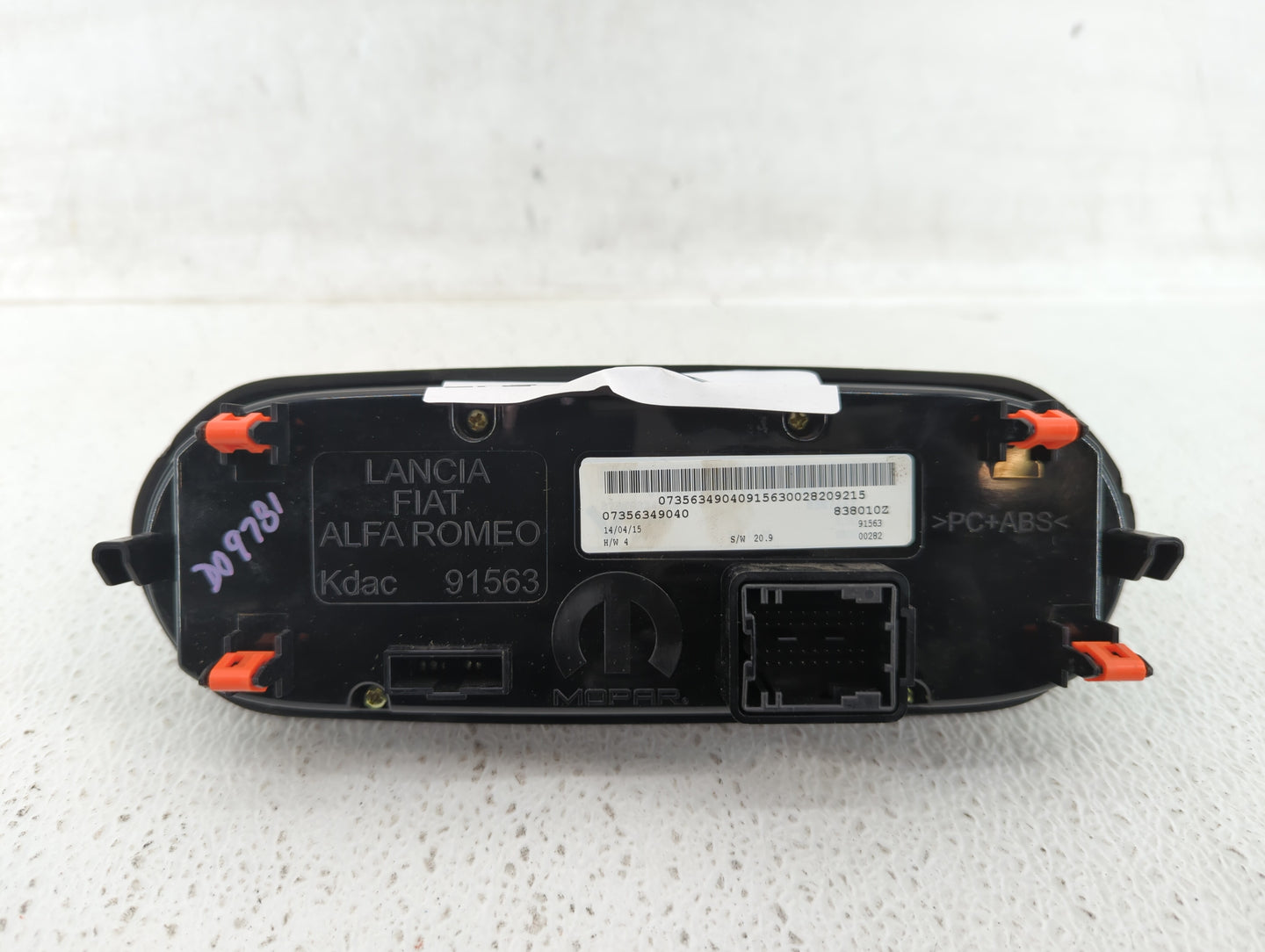 2015-2016 Jeep Renegade Climate Control Module Temperature AC/Heater Replacement P/N:838010Z 838744Z Fits Fits 2015 2016 OEM
