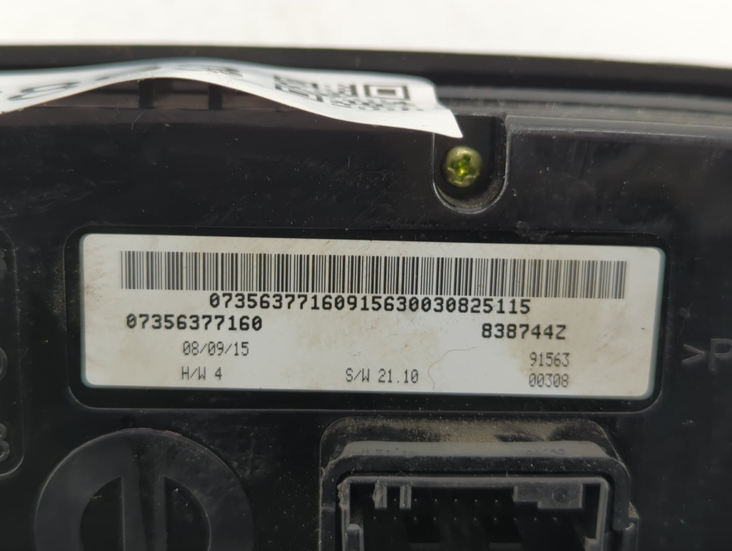 2015-2016 Jeep Renegade Climate Control Module Temperature AC/Heater Replacement P/N:838744Z Fits Fits 2015 2016 OEM Used Au