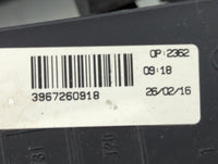 2015-2021 Jeep Renegade Fusebox Fuse Box Panel Relay Module P/N:3967260918 Fits Fits 2015 2016 2017 2018 2019 2020 2021 OEM 