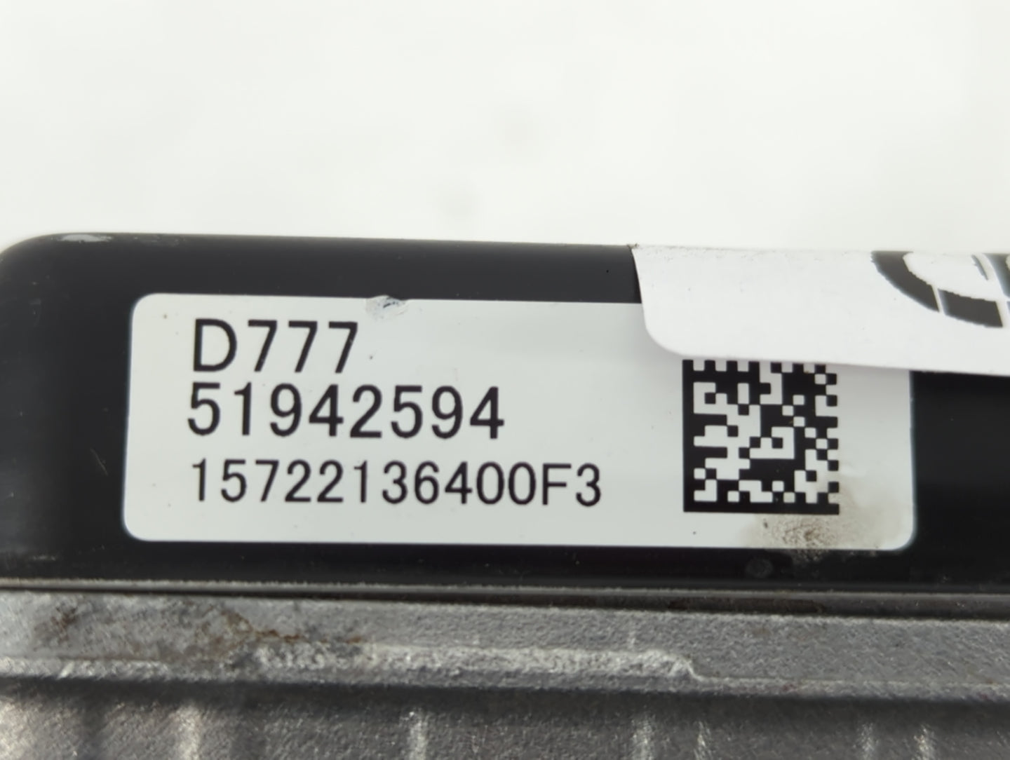 2016 Jeep Renegade PCM Engine Control Computer ECU ECM PCU OEM P/N:51942594 D777 Fits OEM Used Auto Parts - Oemusedautoparts