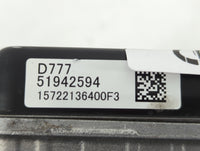 2016 Jeep Renegade PCM Engine Control Computer ECU ECM PCU OEM P/N:51942594 D777 Fits OEM Used Auto Parts - Oemusedautoparts