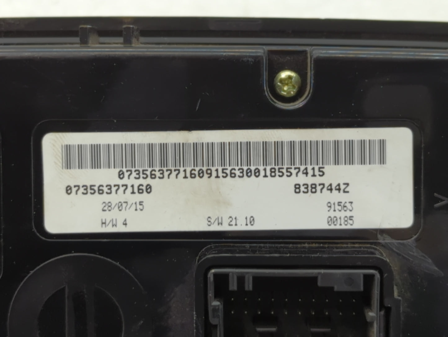 2015-2016 Jeep Renegade Climate Control Module Temperature AC/Heater Replacement P/N:07356377160 Fits Fits 2015 2016 OEM Use