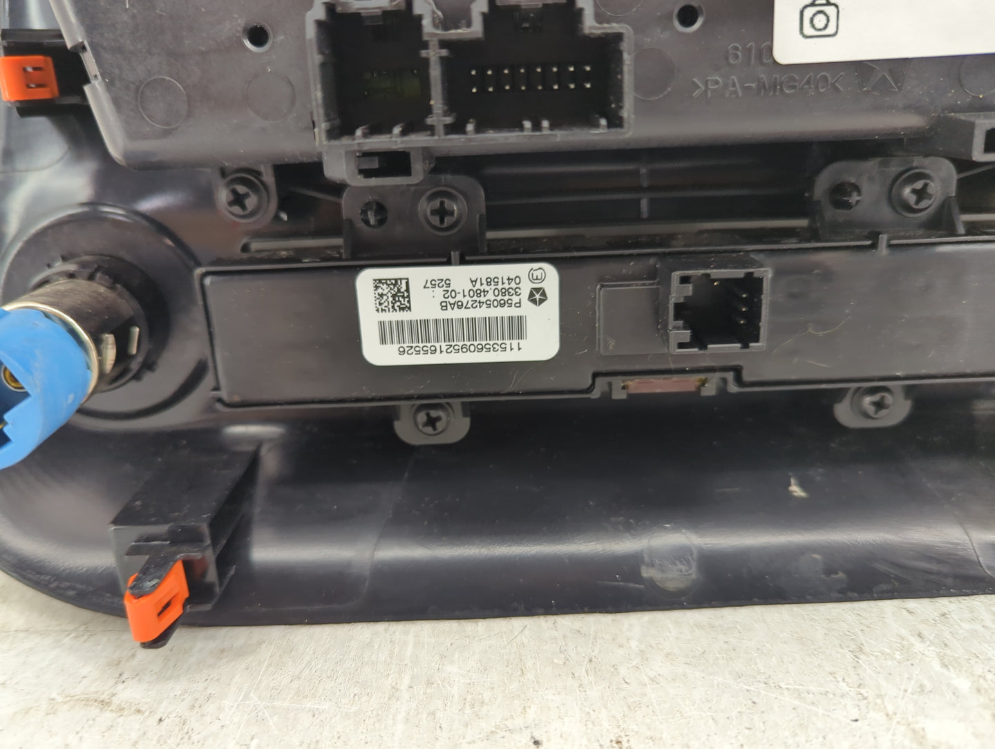 2014-2018 Jeep Wrangler Climate Control Module Temperature AC/Heater Replacement P/N:P68197433AB Fits OEM Used Auto Parts - 