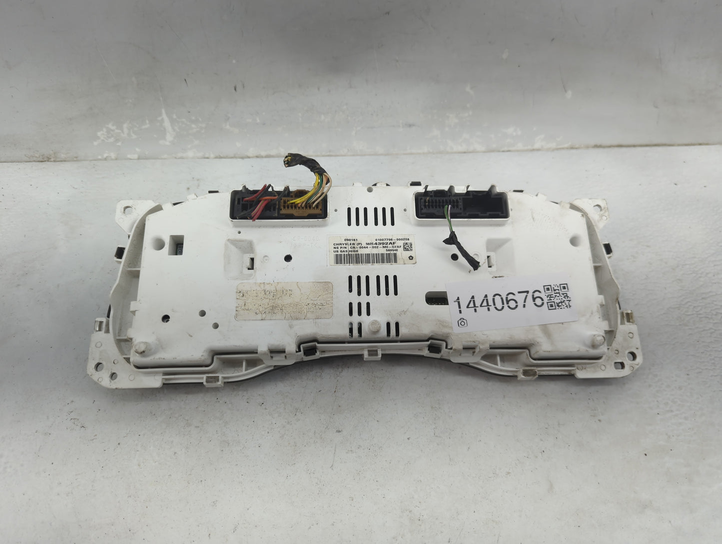 2015-2018 Jeep Wrangler Instrument Cluster Speedometer Gauges P/N:56054392AF CR-0044-002-M0-CFAF Fits Fits 2015 2016 2017 20