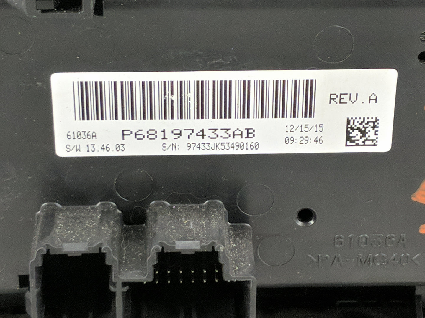 2014-2018 Jeep Wrangler Climate Control Module Temperature AC/Heater Replacement P/N:P68197433AB Fits OEM Used Auto Parts - 