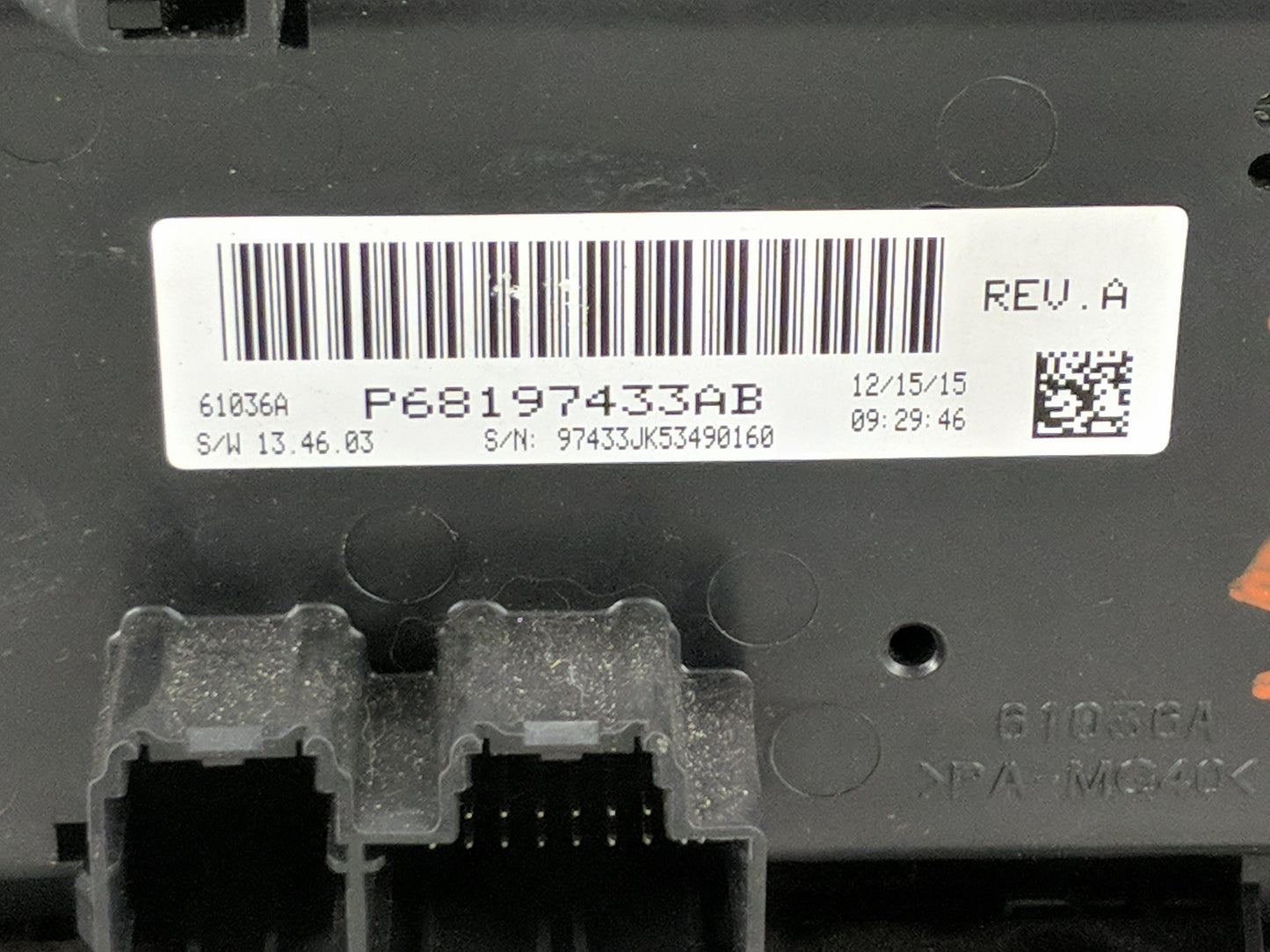 2014-2018 Jeep Wrangler Climate Control Module Temperature AC/Heater Replacement P/N:P68197433AB Fits OEM Used Auto Parts - 