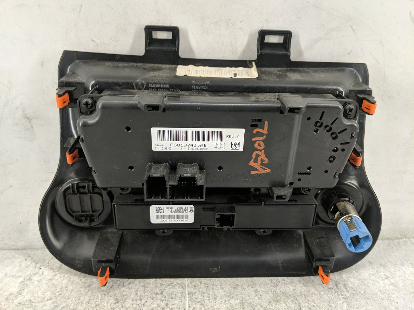 2014-2018 Jeep Wrangler Climate Control Module Temperature AC/Heater Replacement P/N:P68197433AB Fits OEM Used Auto Parts - 