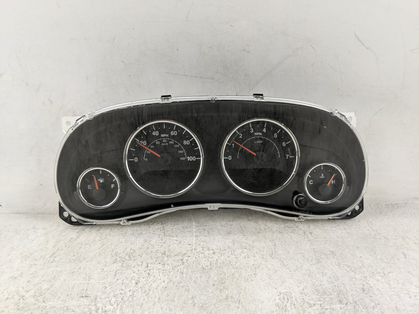 2015-2018 Jeep Wrangler Instrument Cluster Speedometer Gauges P/N:56054392AF CR-0044-002-M0-CFAF Miles: Fits OEM Used Auto P