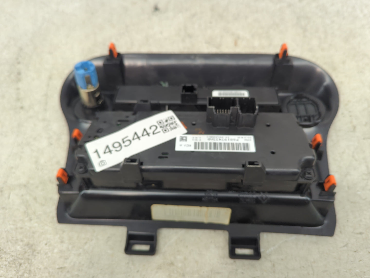 2014-2018 Jeep Wrangler Climate Control Module Temperature AC/Heater Replacement P/N:P68197433AB 1RH94DX9AC Fits OEM Used Au