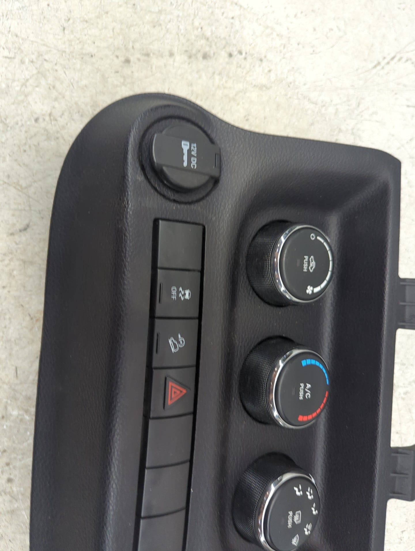 2014-2018 Jeep Wrangler Climate Control Module Temperature AC/Heater Replacement P/N:P68197433AB 1RH940X9AC Fits OEM Used Au