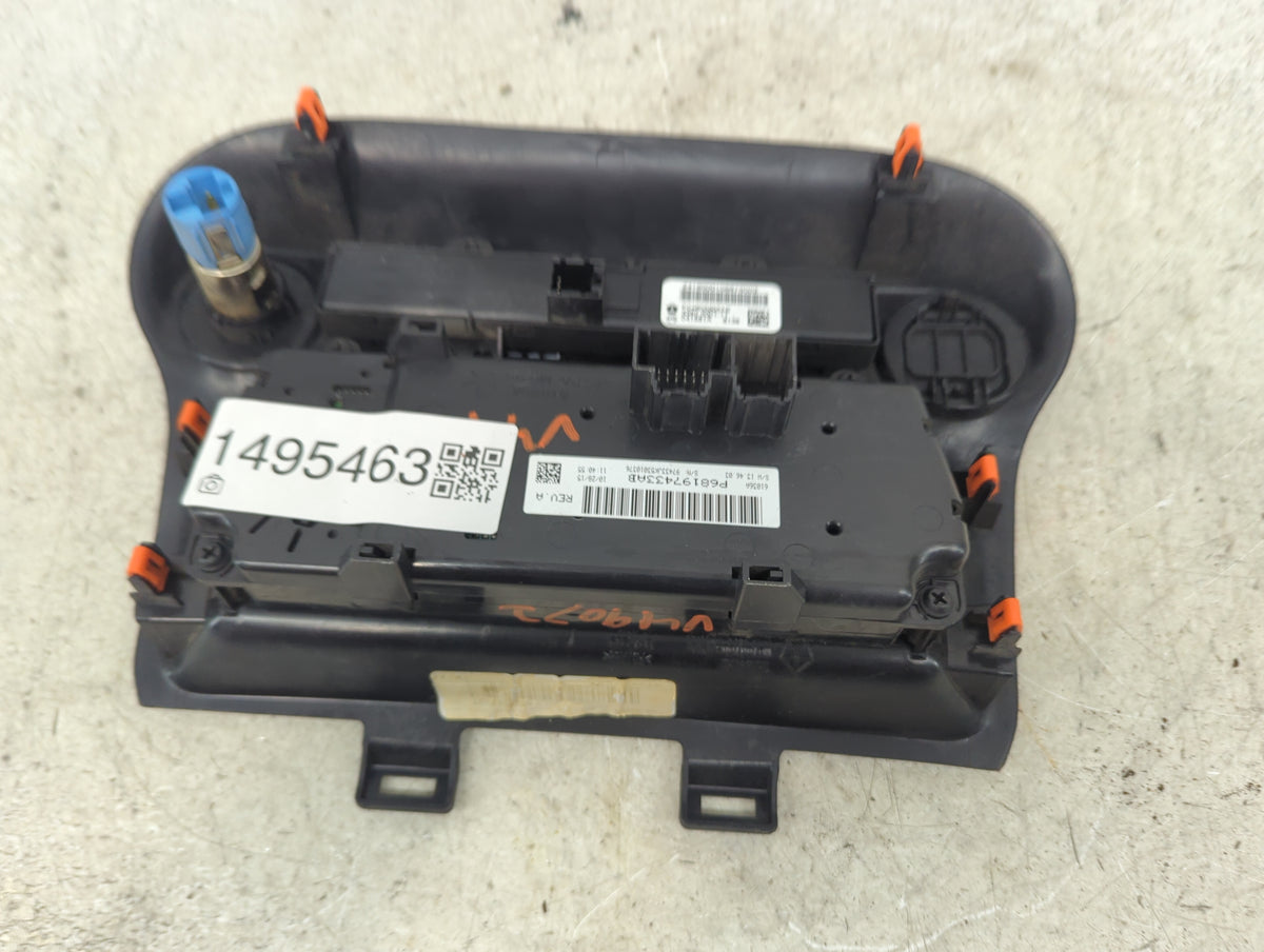 2014-2018 Jeep Wrangler Climate Control Module Temperature AC/Heater Replacement P/N:P68197433AB 1RH940X9AC Fits OEM Used Au