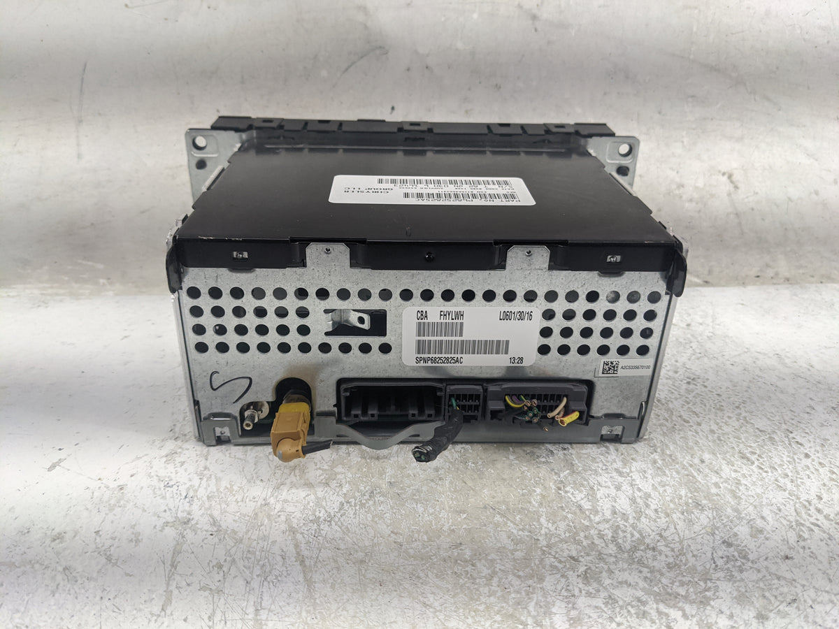 2015-2017 Jeep Wrangler Radio AM FM Cd Player Receiver Replacement P/N:P68252825AC SPNP68252825AC Fits Fits 2015 2016 2017 O