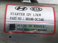 2015-2020 Kia Cadenza Car Starter Motor Solenoid OEM P/N:36100-3C240 Fits Fits 2015 2016 2017 2018 2019 2020 OEM Used Auto P