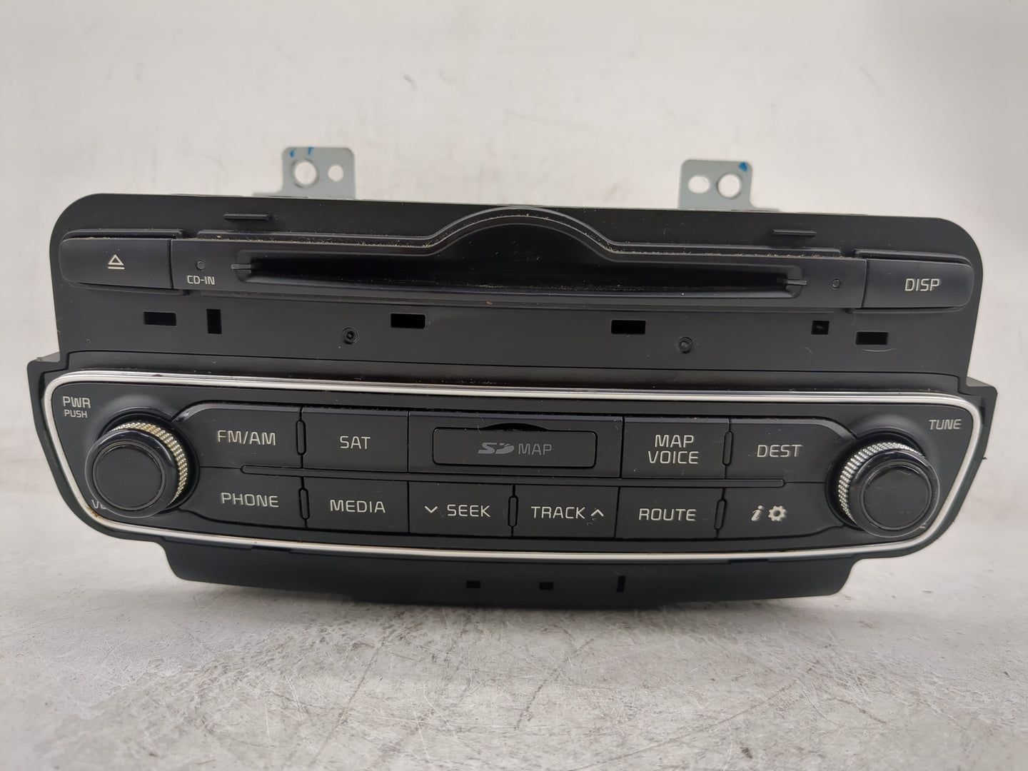 2016 Kia Cadenza Radio AM FM Cd Player Receiver Replacement P/N:96560-3R118 Fits OEM Used Auto Parts - Oemusedautoparts1.com