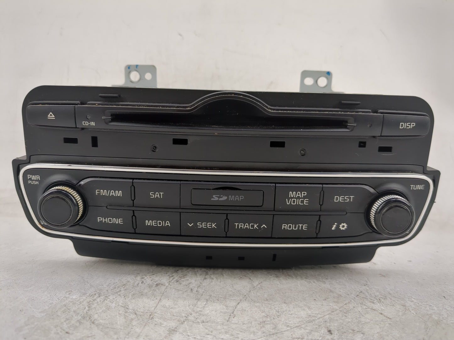 2016 Kia Cadenza Radio AM FM Cd Player Receiver Replacement P/N:96560-3R118 Fits OEM Used Auto Parts - Oemusedautoparts1.com