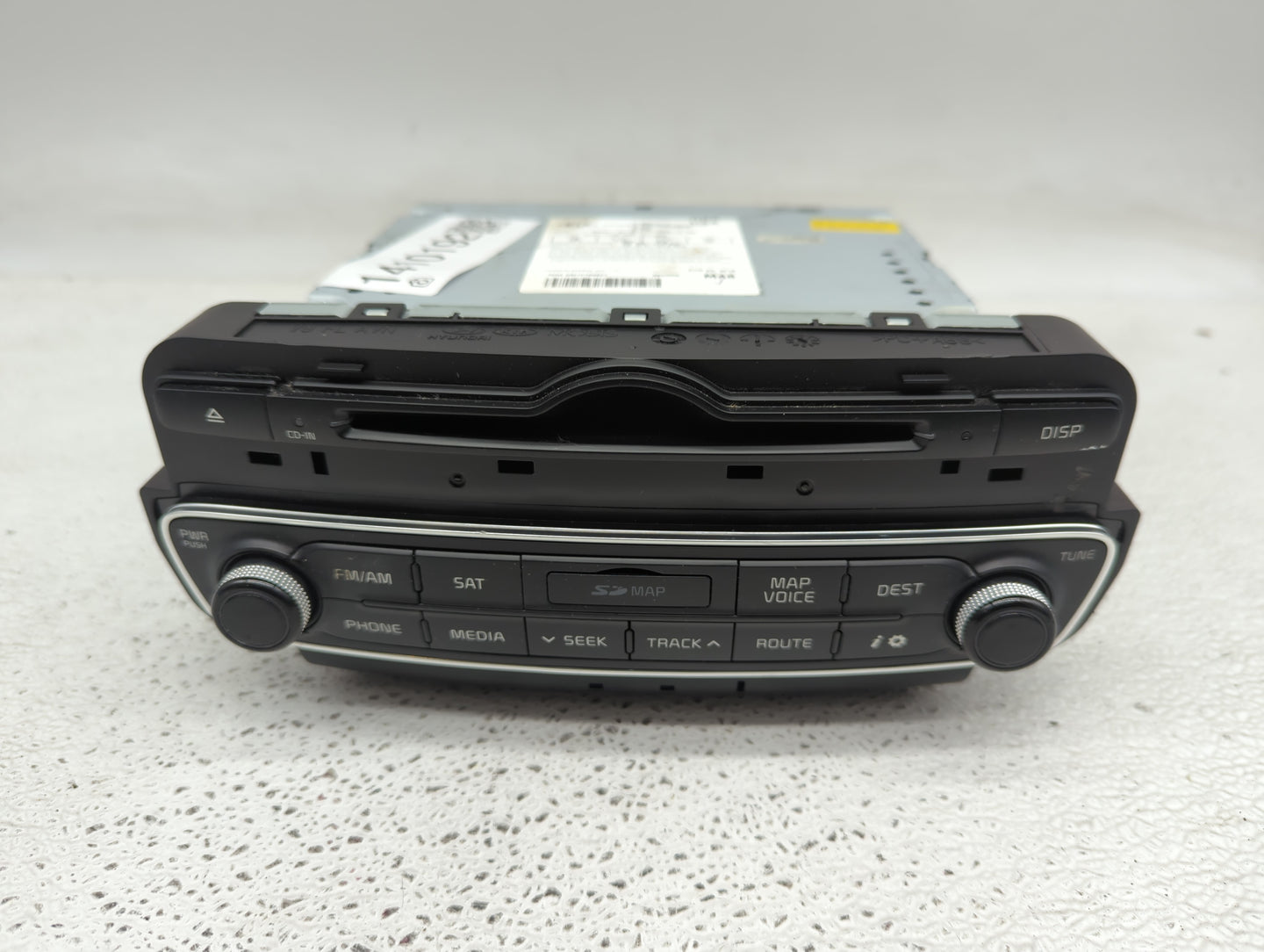 2014-2016 Kia Cadenza Radio AM FM Cd Player Receiver Replacement P/N:96560-3R118 Fits Fits 2014 2015 2016 OEM Used Auto Part