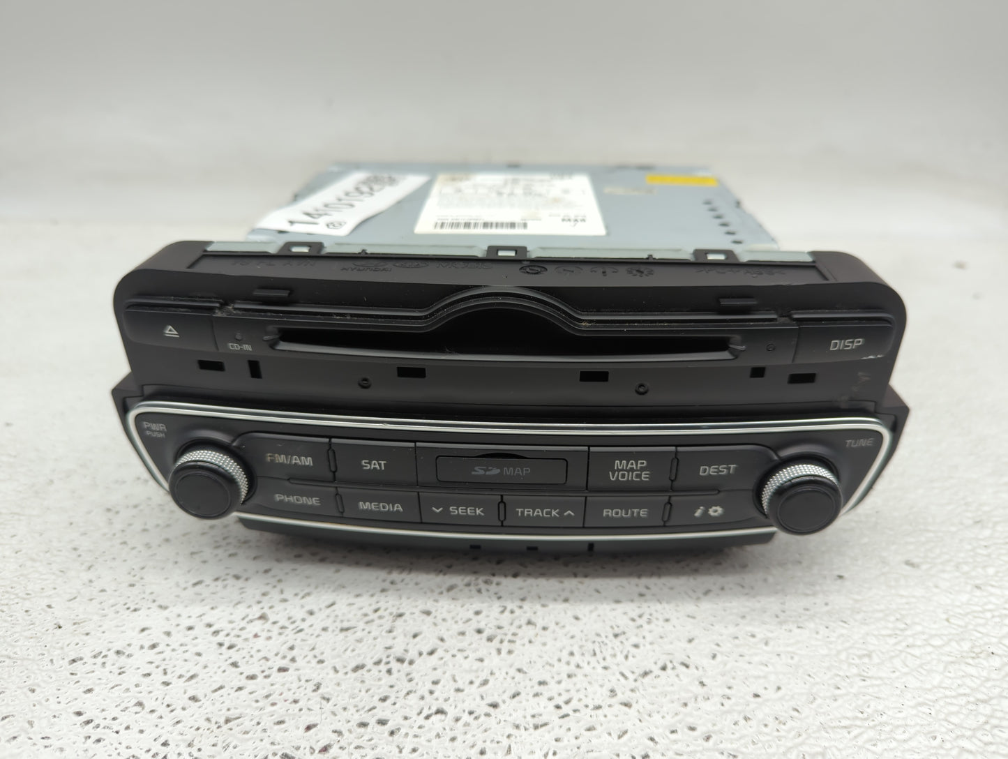 2014-2016 Kia Cadenza Radio AM FM Cd Player Receiver Replacement P/N:96560-3R118 Fits Fits 2014 2015 2016 OEM Used Auto Part