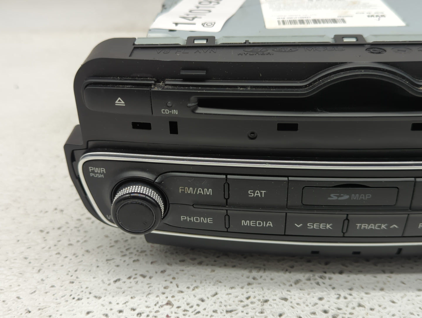 2014-2016 Kia Cadenza Radio AM FM Cd Player Receiver Replacement P/N:96560-3R118 Fits Fits 2014 2015 2016 OEM Used Auto Part