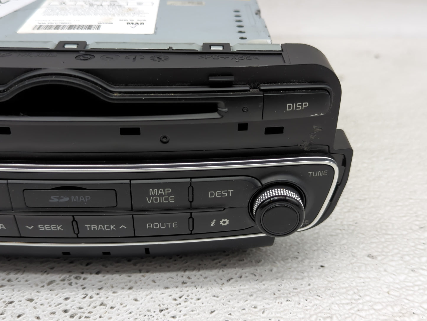 2014-2016 Kia Cadenza Radio AM FM Cd Player Receiver Replacement P/N:96560-3R118 Fits Fits 2014 2015 2016 OEM Used Auto Part