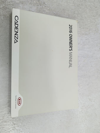compare product 2016 Kia Cadenza Owners Manual Book Guide OEM Used Auto Parts