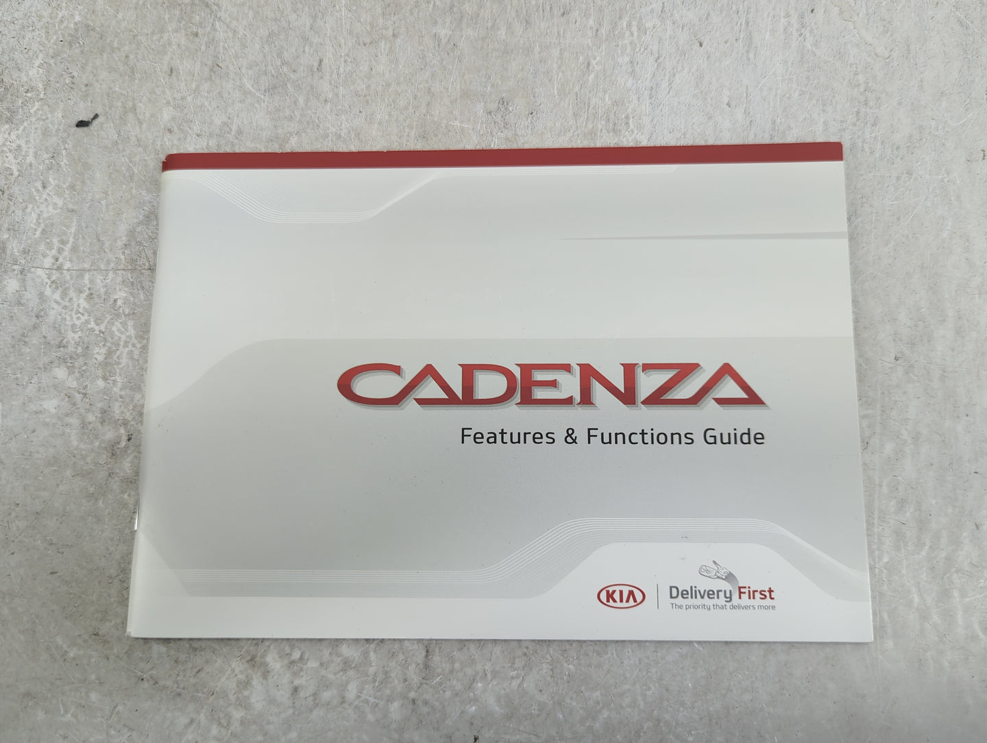2016 Kia Cadenza Owners Manual Book Guide OEM Used Auto Parts - Oemusedautoparts1.com