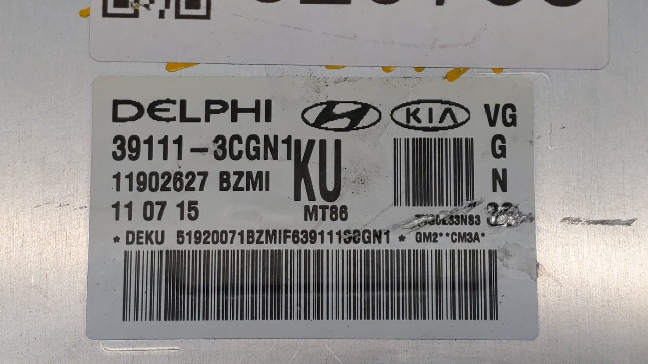 2014-2016 Kia Cadenza PCM Engine Control Computer ECU ECM PCU OEM P/N:39111-3CGN1 39110-3CGN5 Fits Fits 2014 2015 2016 OEM U